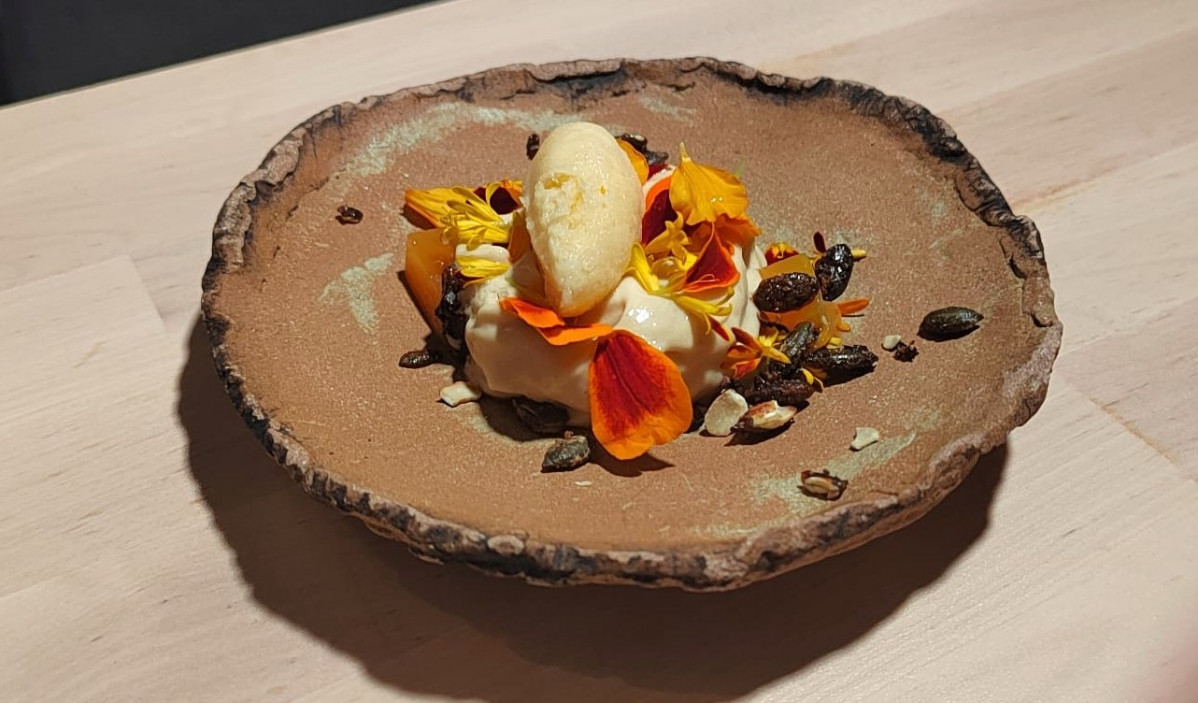 Kabocha oxidada y mandarina  Bichopalo