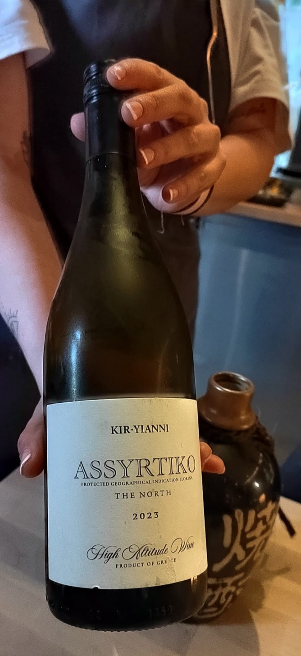 Vino griego en Bichopalo