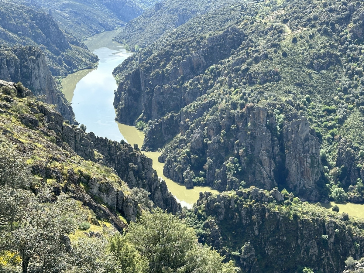Fariza, Mirador de Las Barrancas, cau00f1u00f3n del Duero