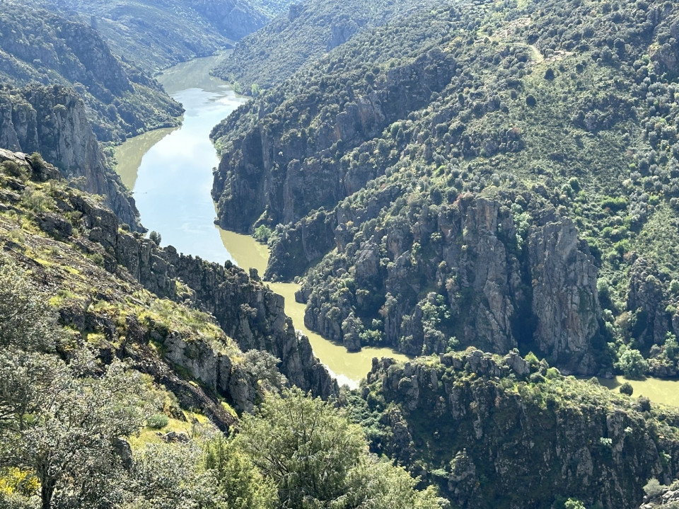 Fariza, Mirador de Las Barrancas, cañón del Duero