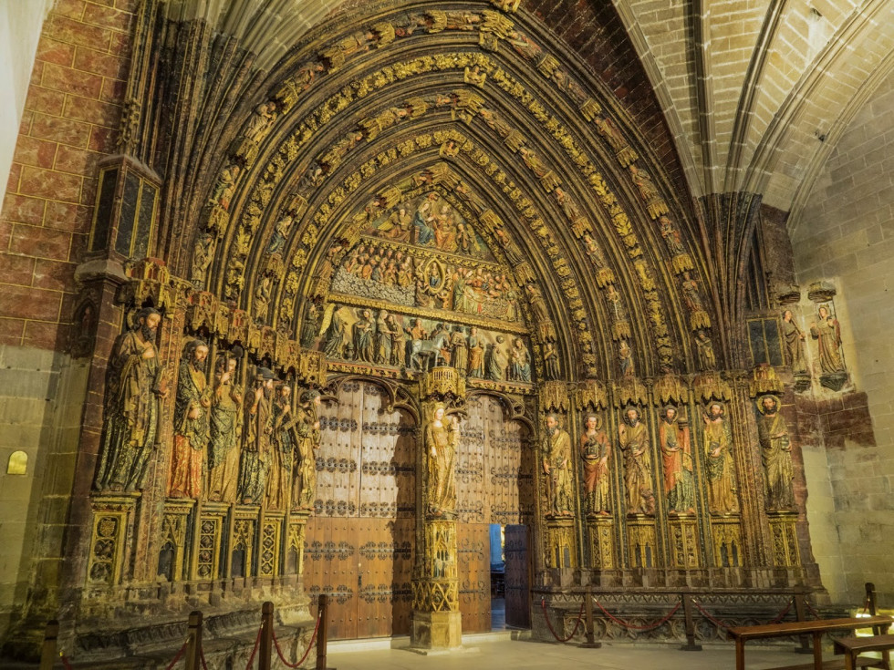 Portico de la Iglesia de Santa Maria de la Guardia   Alava
