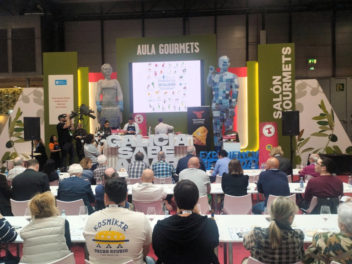 Una de las presentaciones de Galicia en Aula Gourmets.