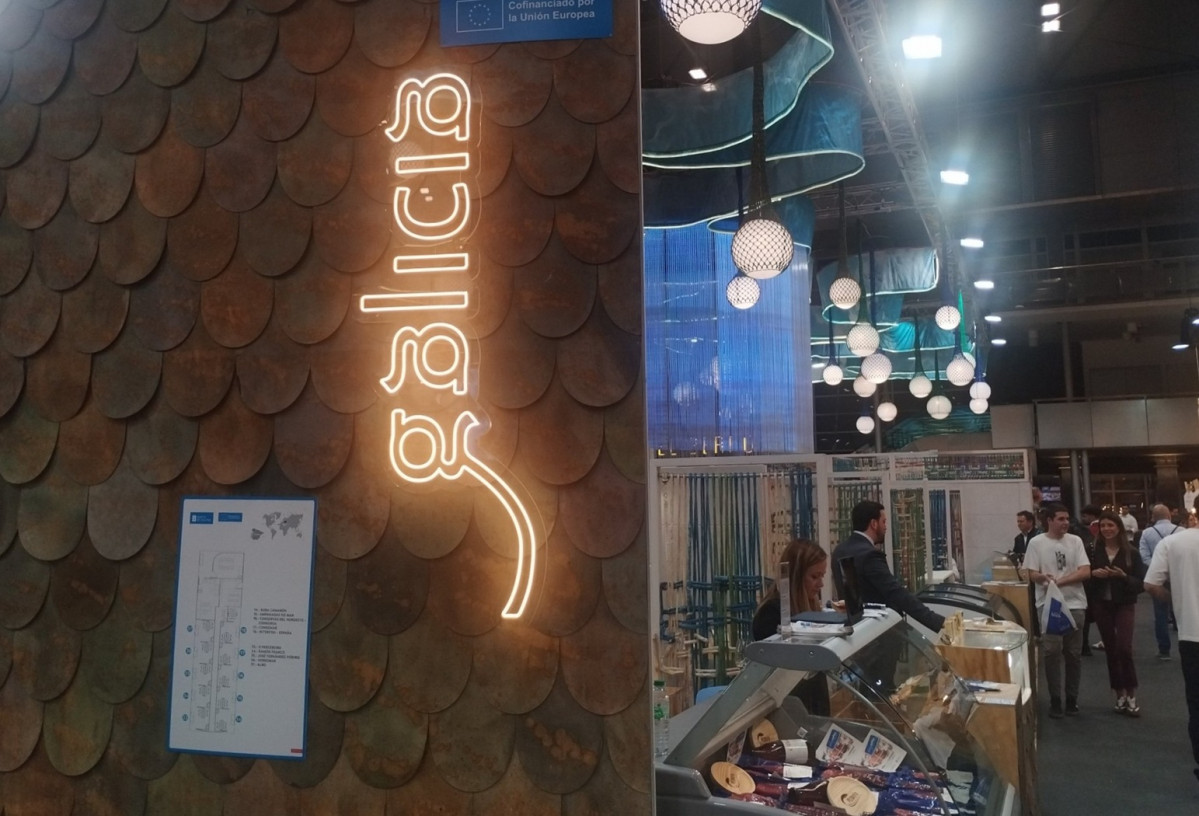 Detalle de stand de Galicia.