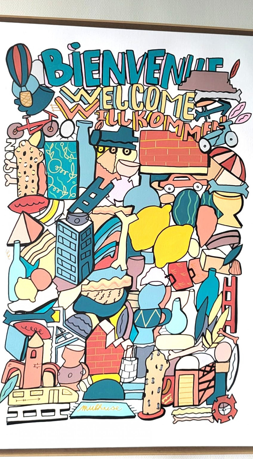 Cartel street art de Fernand Kayser  Mulhouse