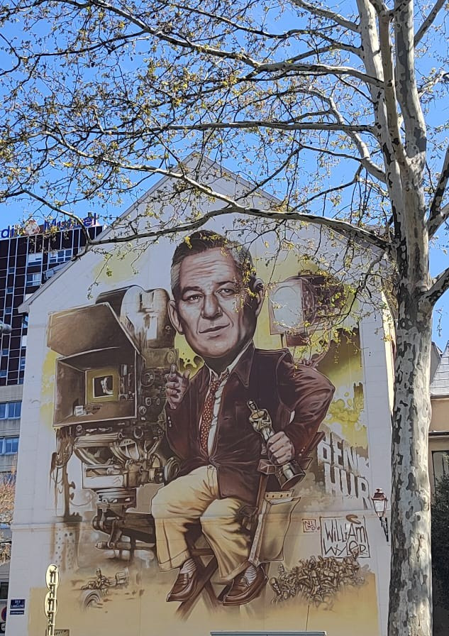 Mural de William Wyler en Mulhouse