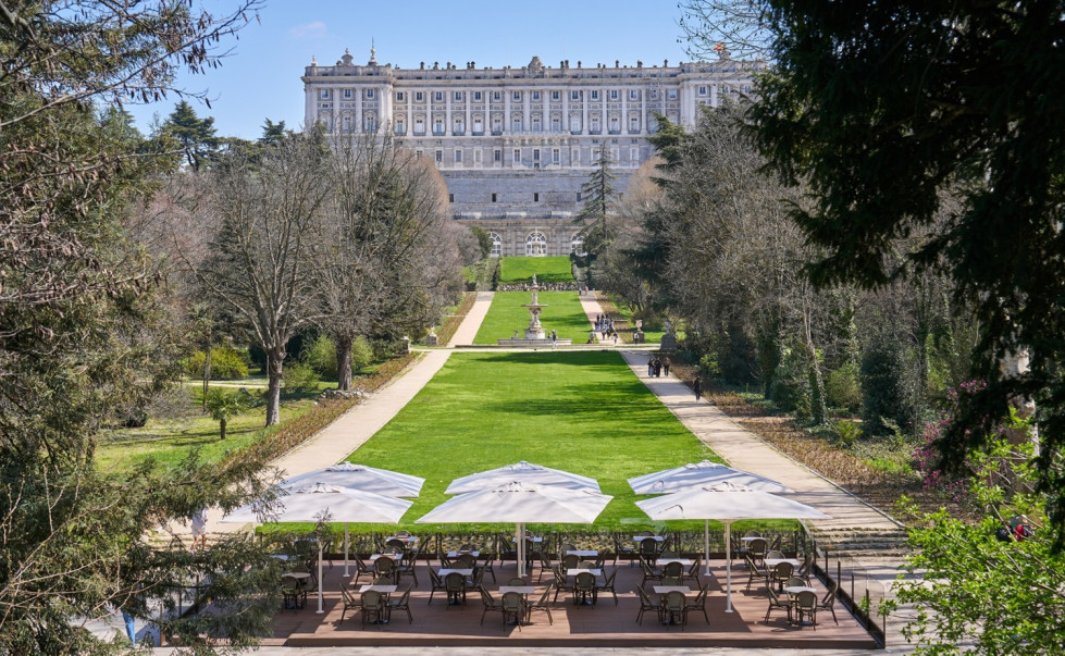Terraza jardín