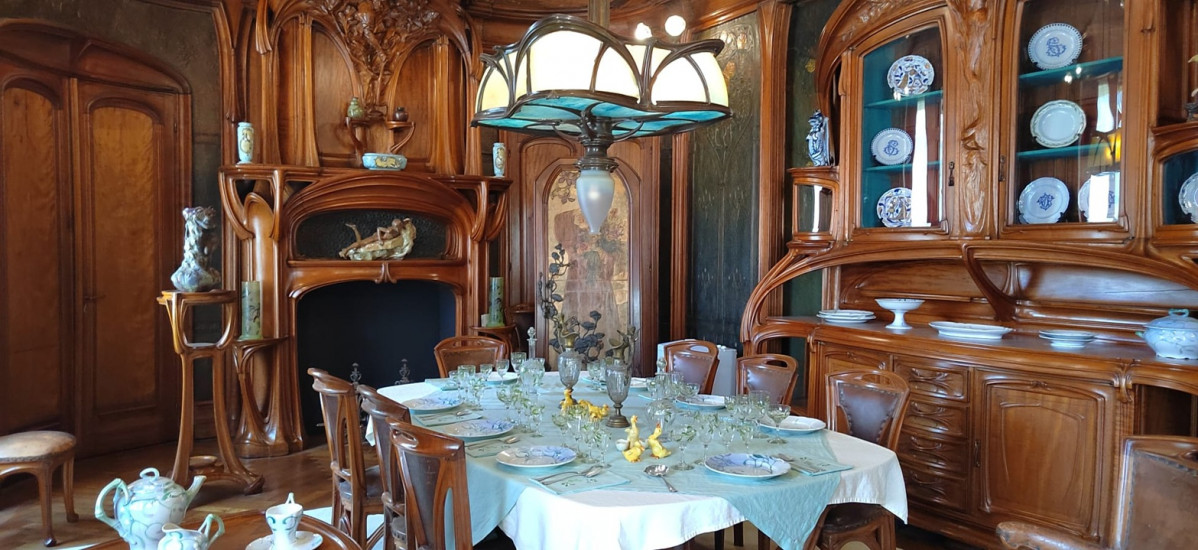 Comedor Art Nouveau del Museo de la Escuela de Nancy