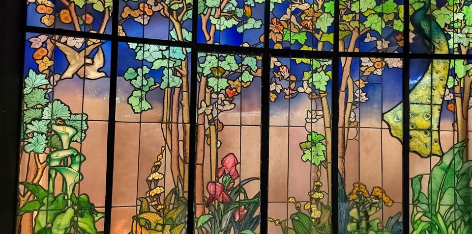 Vidrieras Art Nouveau en el Museo de la escuela de Nancy