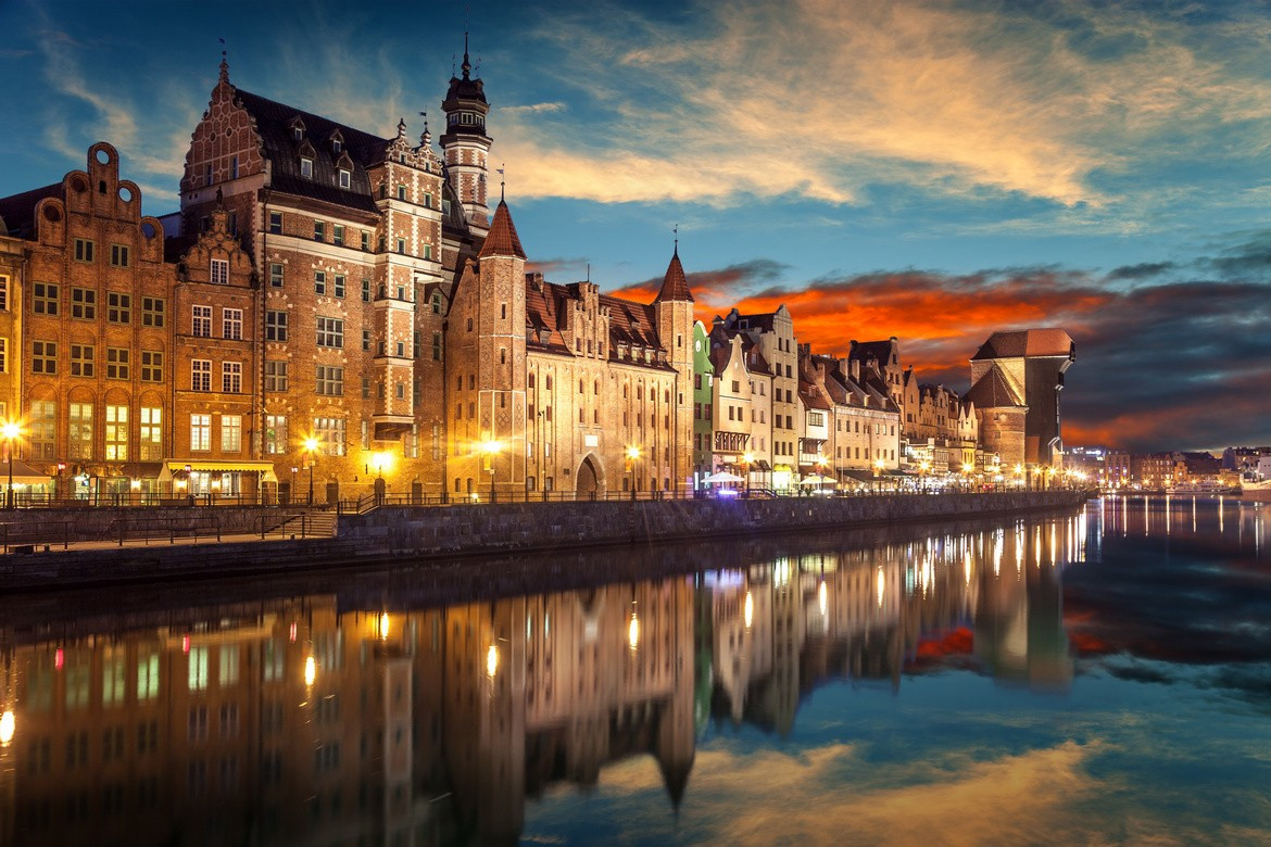 Gdansk motlawa wieczorem 1170 1