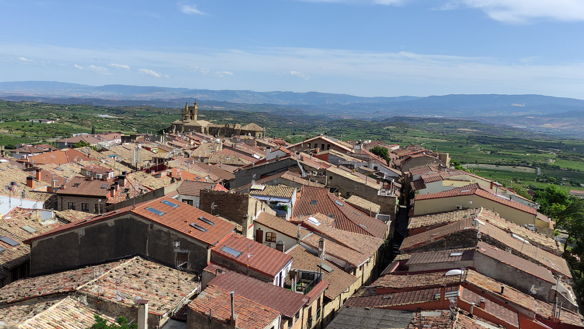 Laguardia desde la Torre Abacial