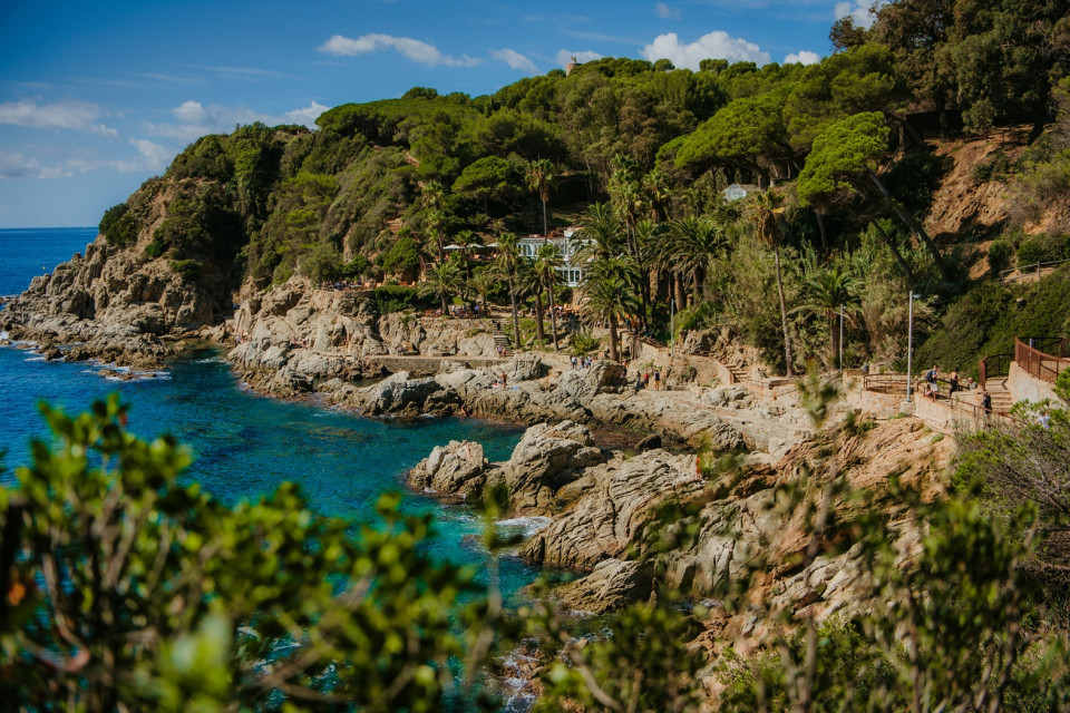Lloret de Mar, Cala Banys, otro aspecto