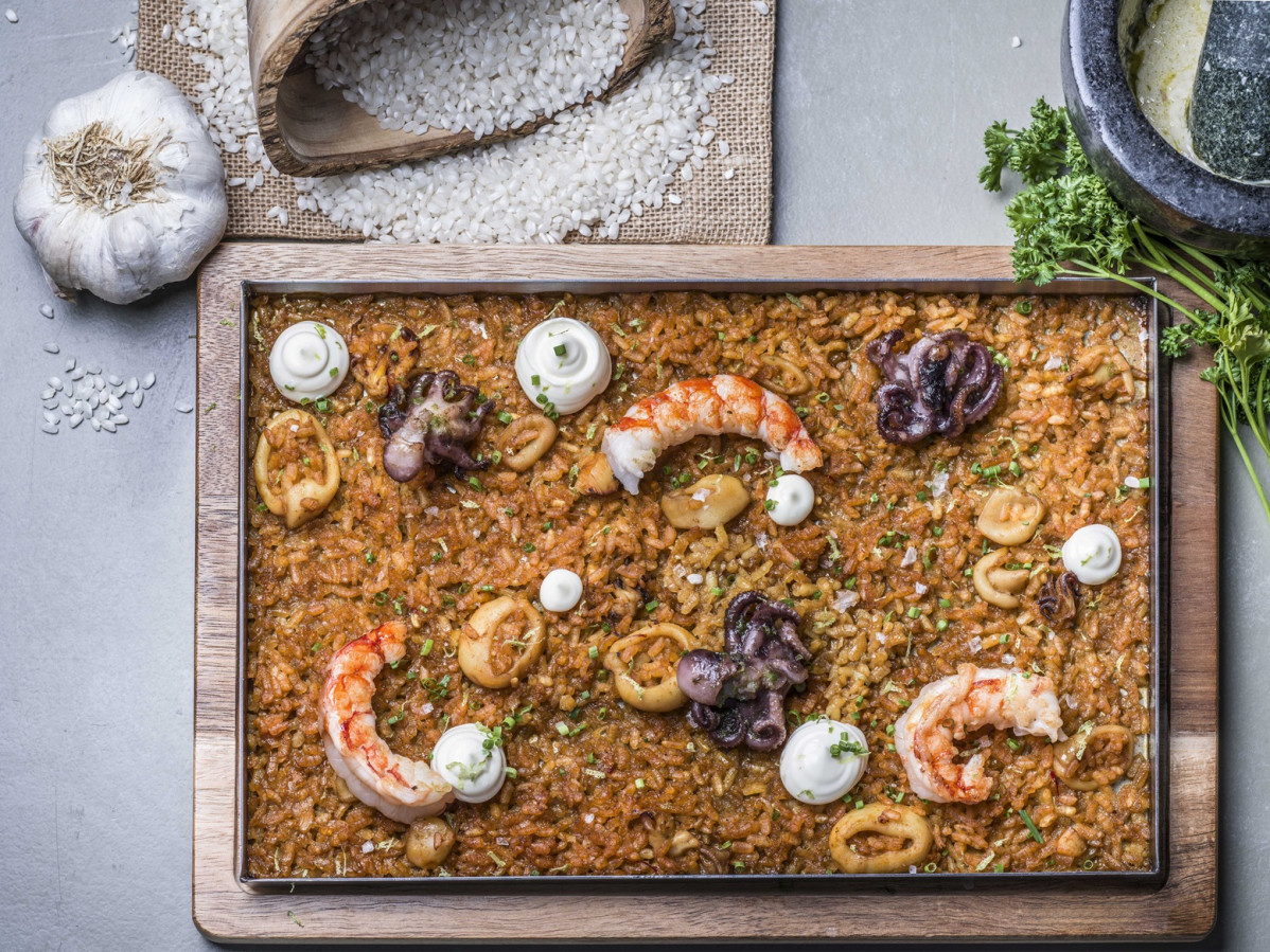 Vincci Soho arroz mariscos 