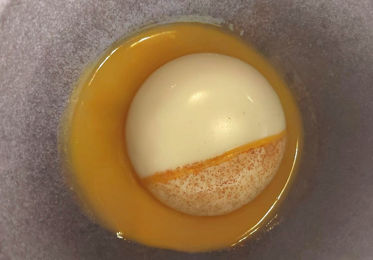 Mousse helada de mango  Benares
