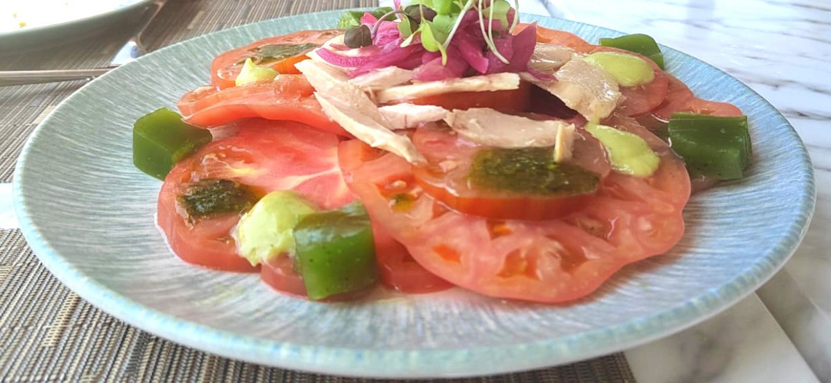 Ensalada de tomates de proximidad  Inhala