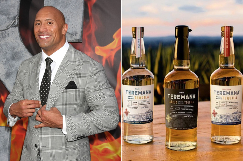 Dwayne Johnson., La Roca, y su Tequila Teremana