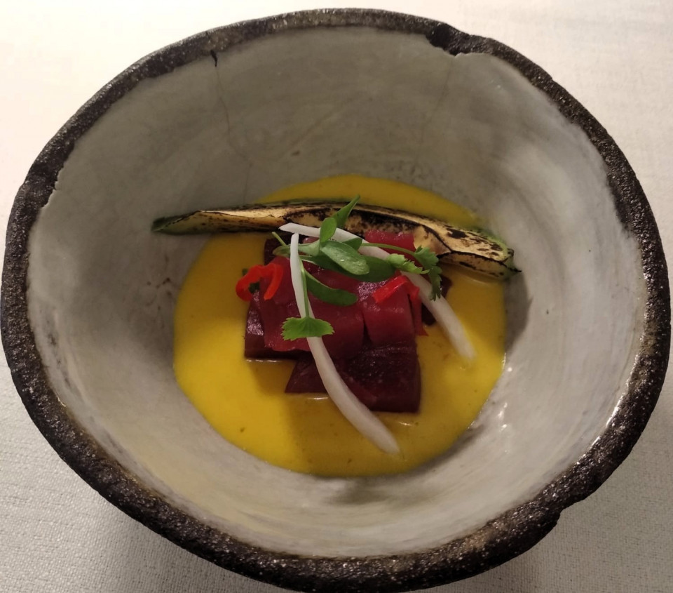 Ceviche de atún rojo