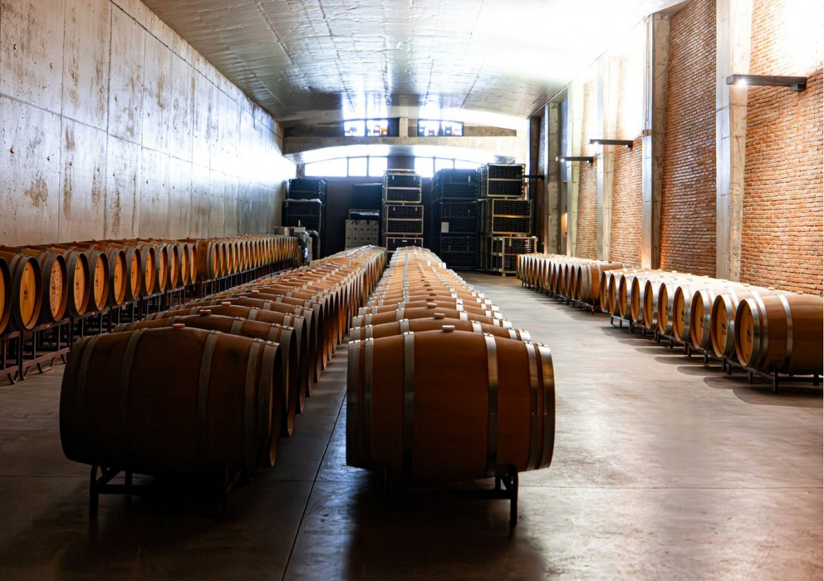 Bodegas Senorio de Nevada, Sala de Barricas