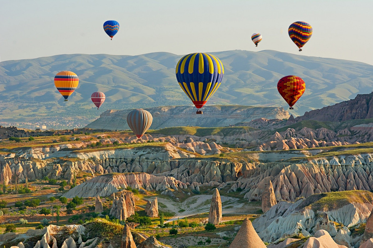 Cappadocia, Chimeneas de hadas  Globo de aire caliente