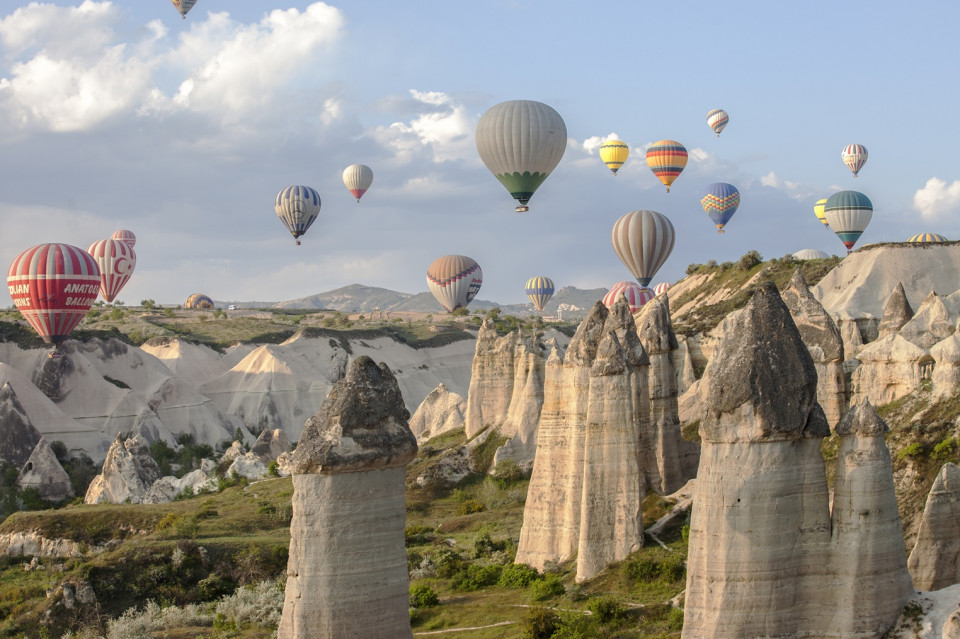 Cappadocia, Chimeneas de hadas y vuelos en Globo de aire caliente