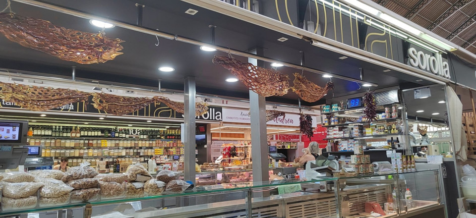 Tienda Sorolla en el Mercado de Tortosa