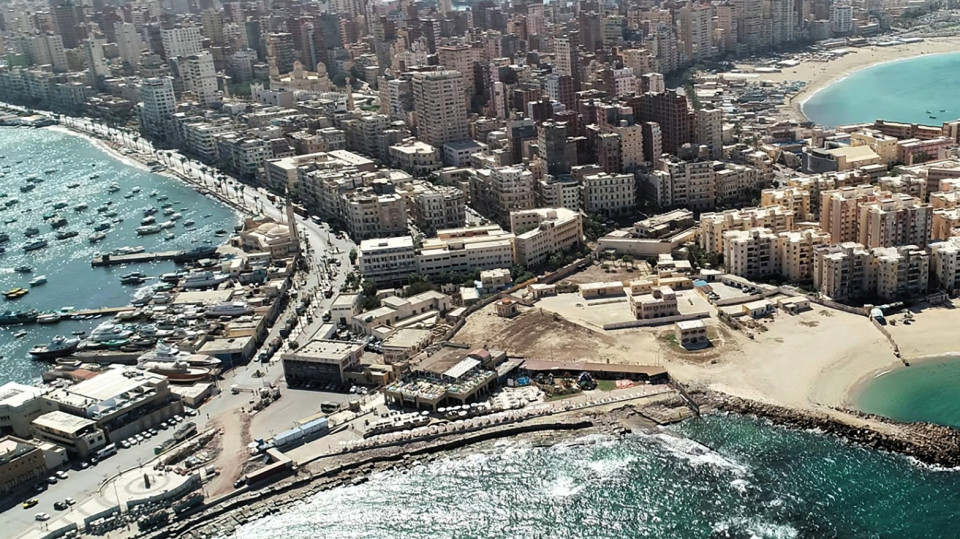Alexandria, Egypt, Vista aérea