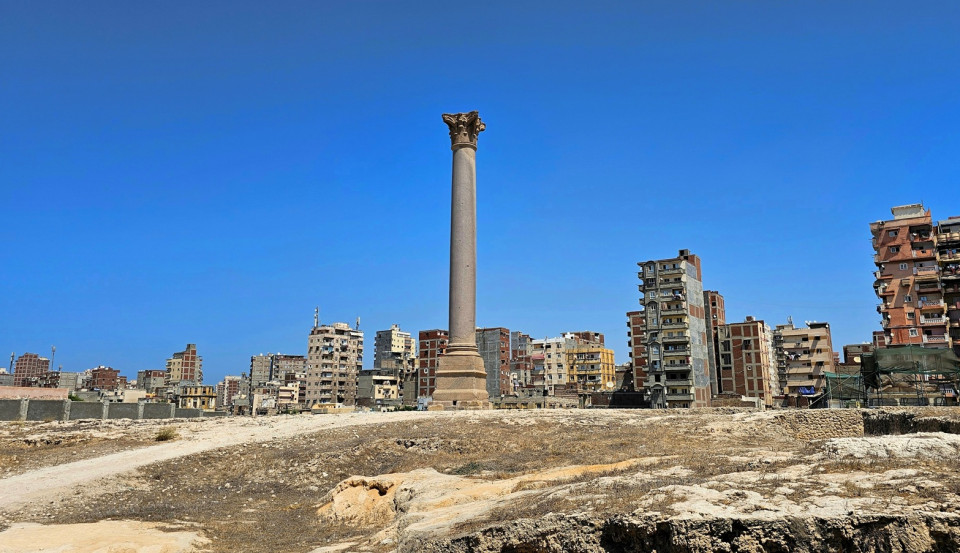 Alejandria, Columna de Pompeyo