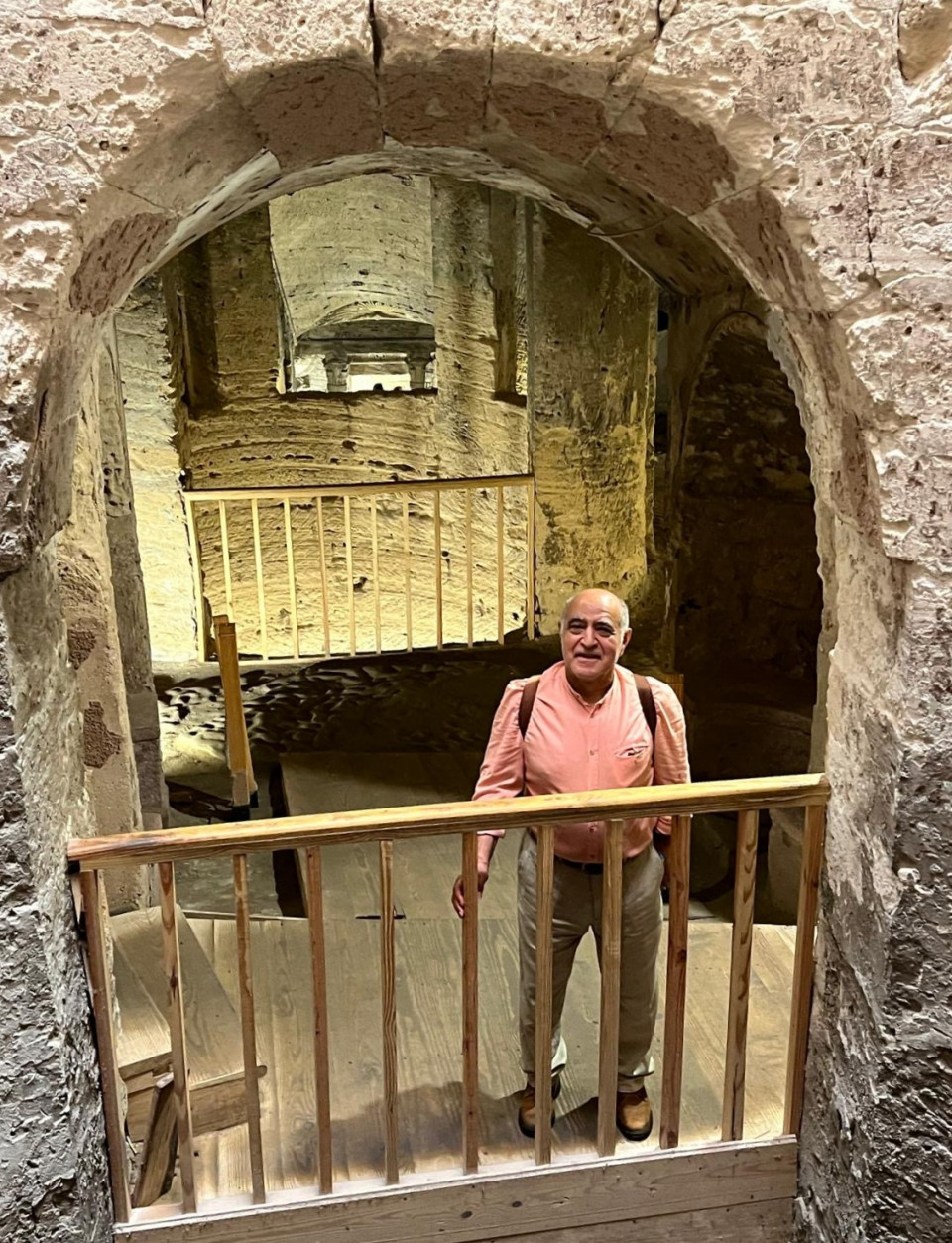 Alejandría, Escalera Central de las Catacumbas de Kom el Shouqafa