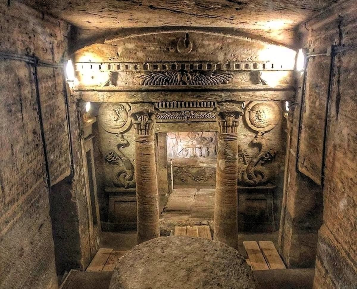 Alejandru00eda, Egipto, Las catacumbas de Kom El Shoqafa
