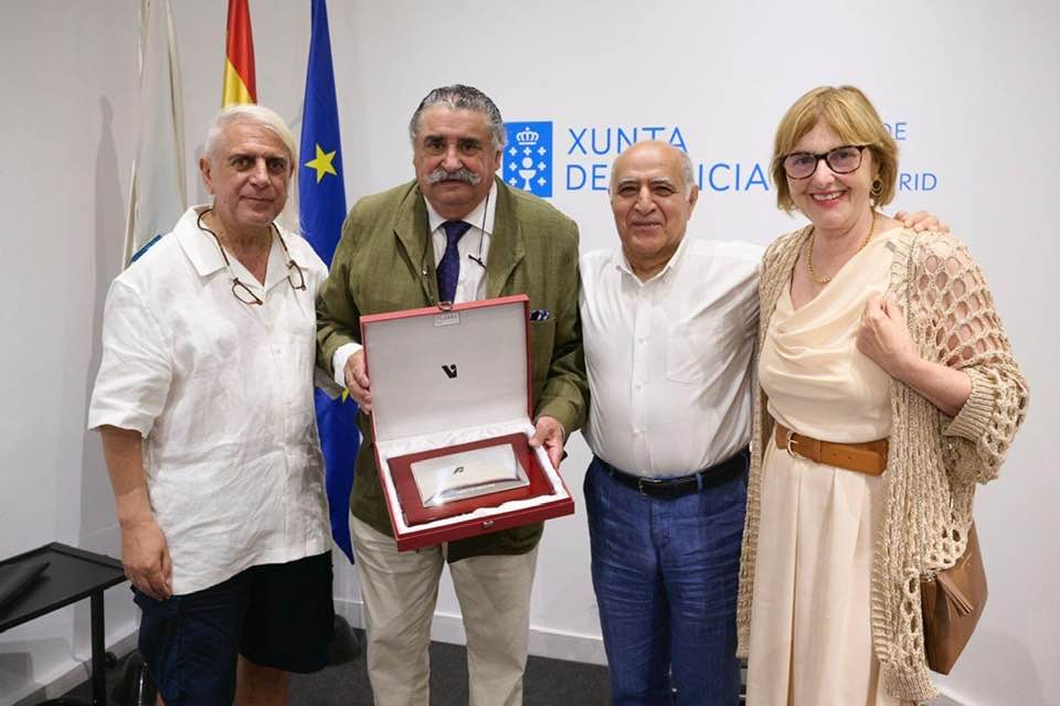 Antonino Nieto, Manollo Seixas, Antón Alonso y Lydia Souto