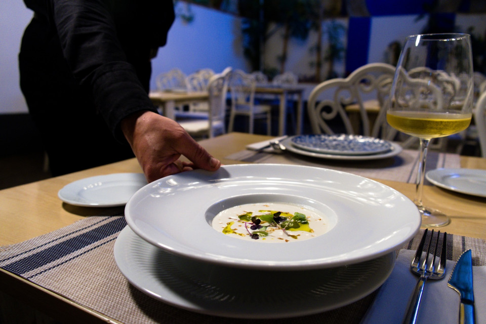 Taberna El Bolero y El Patio del Gallo   Mazamorra con fino
