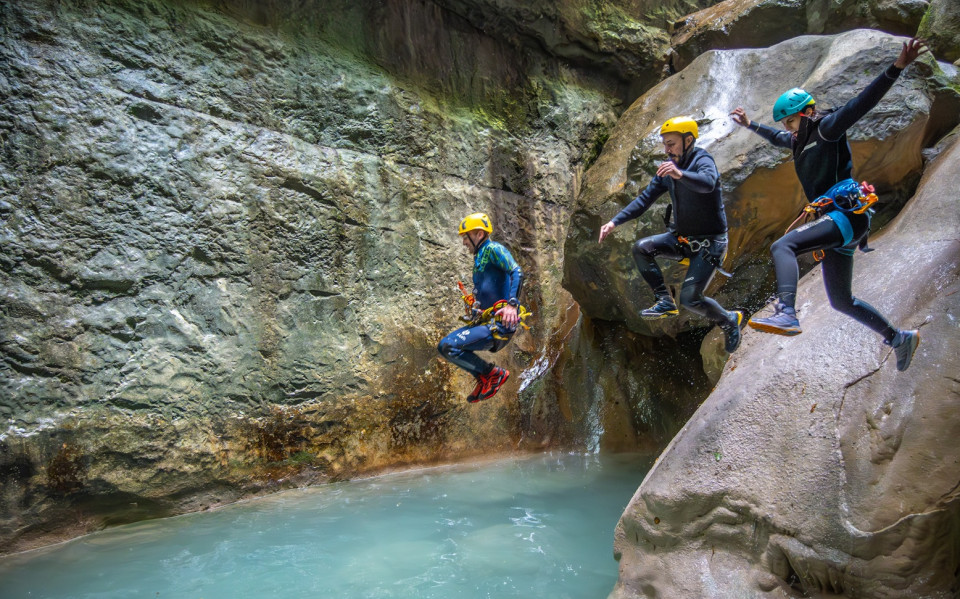 Montenegro, canyoning Bigutov Do Platije