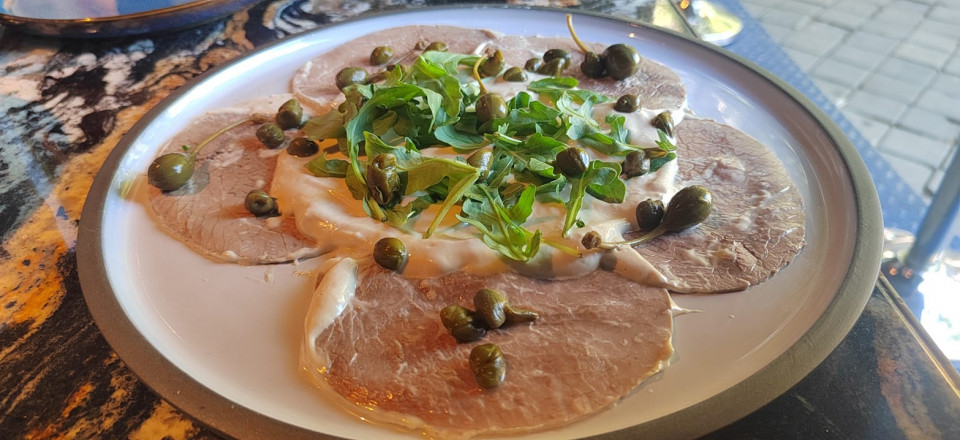 Vitello tonnato de V Modern Italian