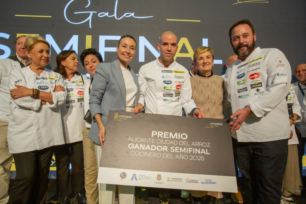 Cocinero Alicante ganador consellera ISTE