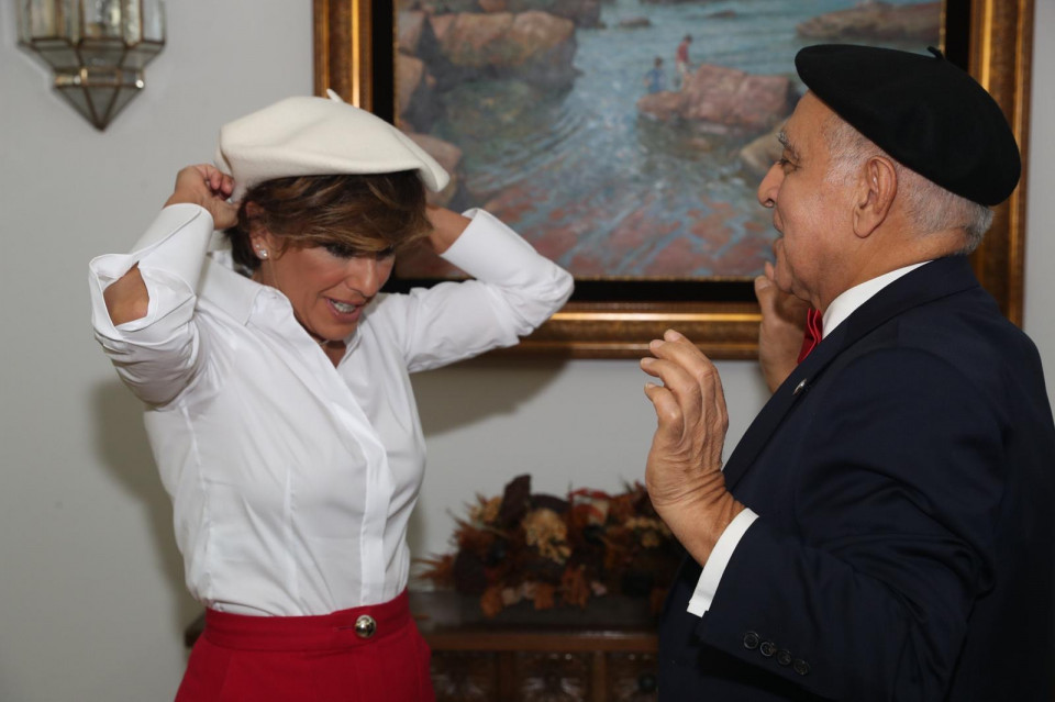 Sonsoles Ónega, recien emboinada