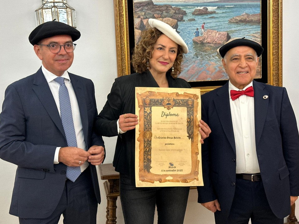 Luis Ramos, Cristina Ónega y Antón Alonso