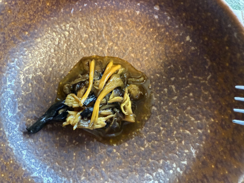 Setas de temporada del local de comidas El Texu