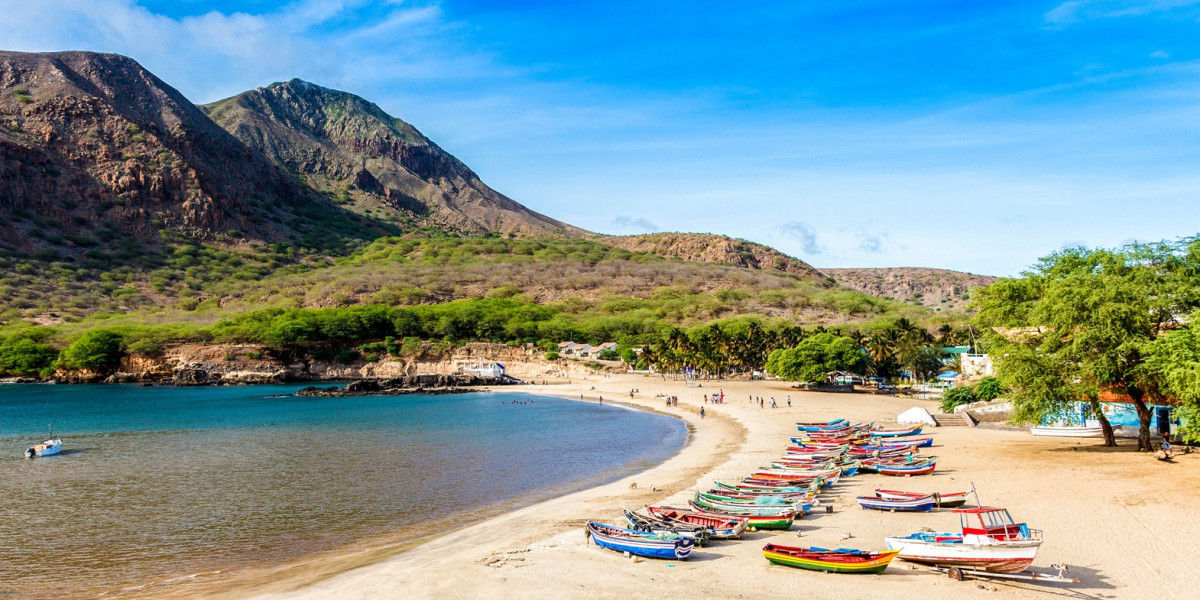 Playa de Tarrafal, en la Isla de Santiago Cabo Verde