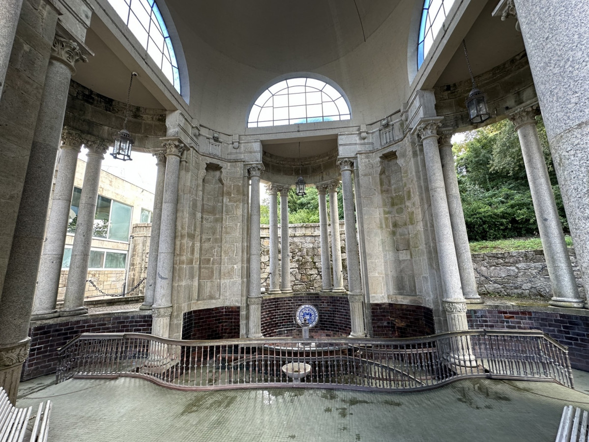 Fuente de A Gu00e1ndara, manantial de aguas mineromedicinales, Mondariz Balneario, @ AAS,