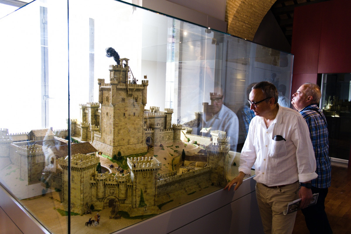 Maqueta del Castillo en Museo Garnelo