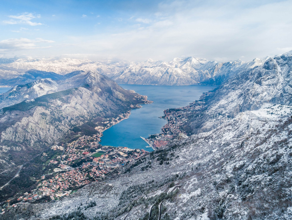 Kotor, en invierno, Montenegro