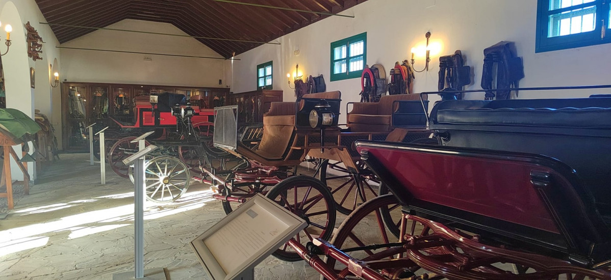 Museo carruajes en Hacienda Guzman