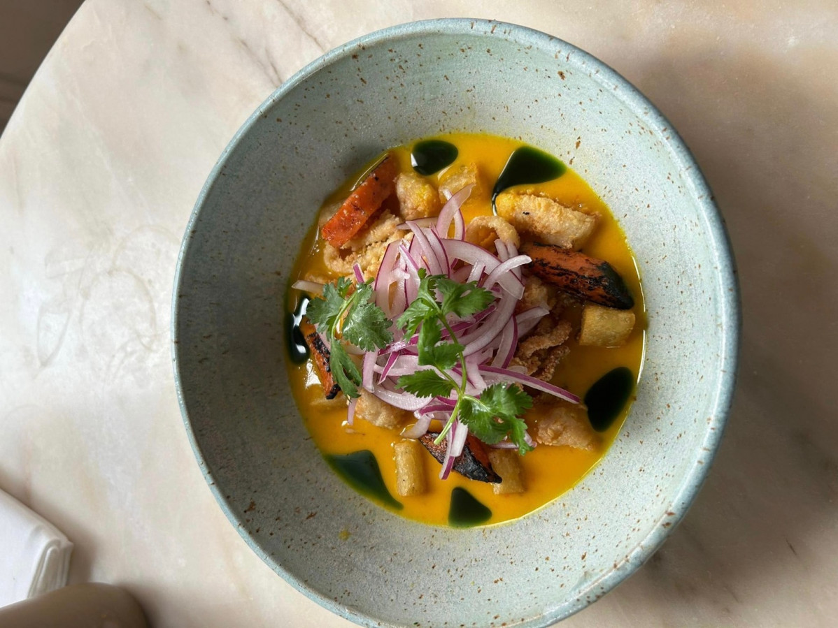 Ceviche calamar Llama Inn