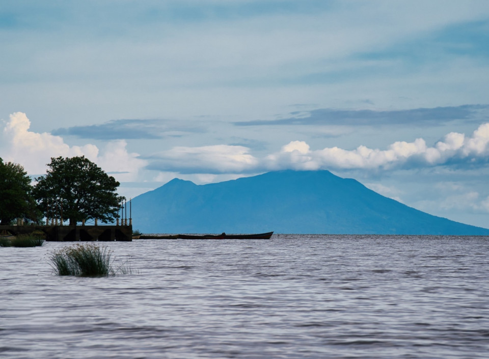Volcán Maderas visto de Puerto Diaz