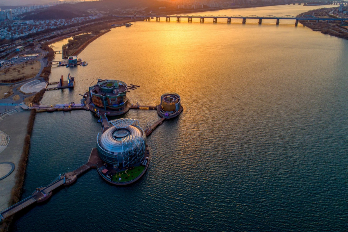 Some Sevit está formado por tres islas artificiales, Korea