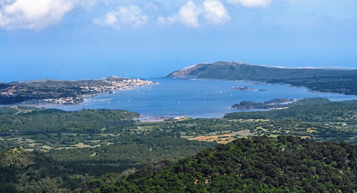 Fornells desde Monte Toro, Menorca 1600