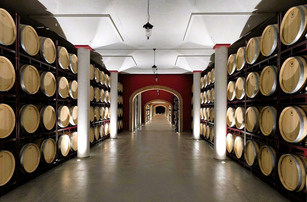 Bodegas Rodero sala barricas