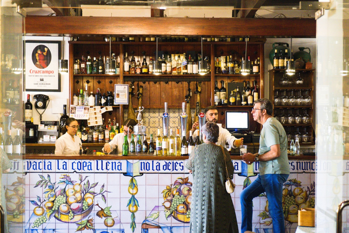 Barra del restaurante Las Camachas
