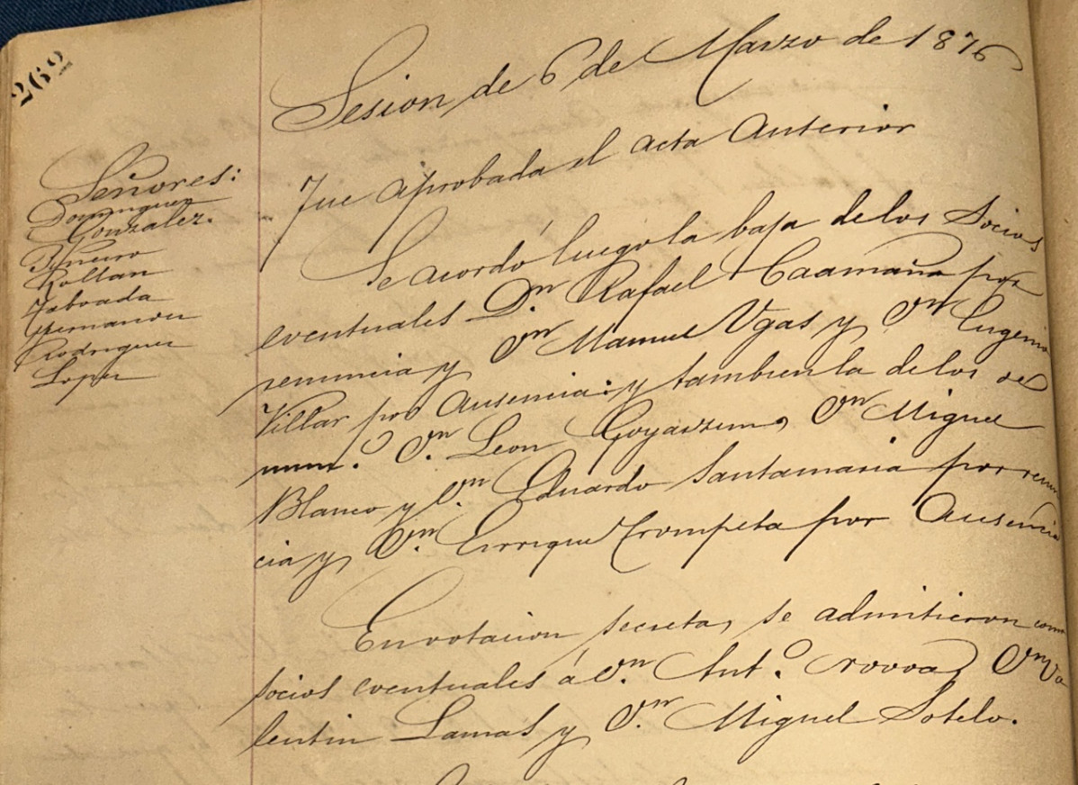 Acta de Lamas, Liceo vlc