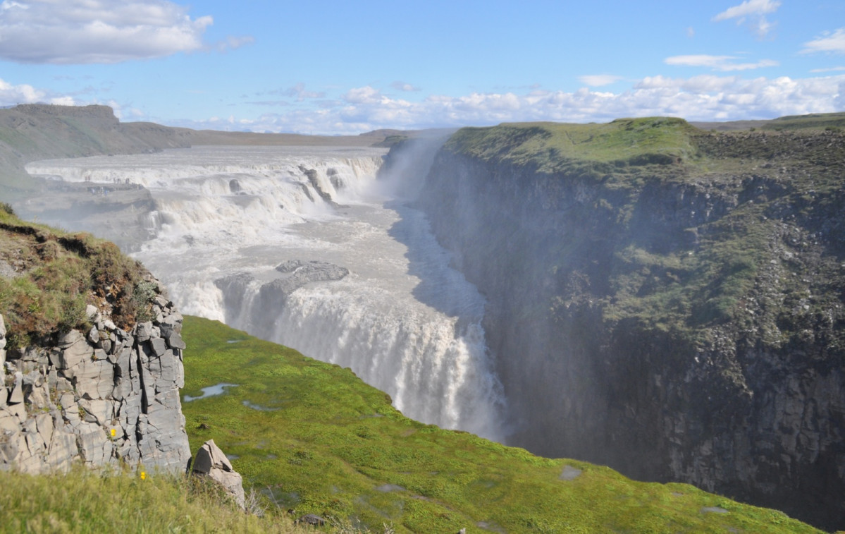 Islandia cascada Gullfoss
