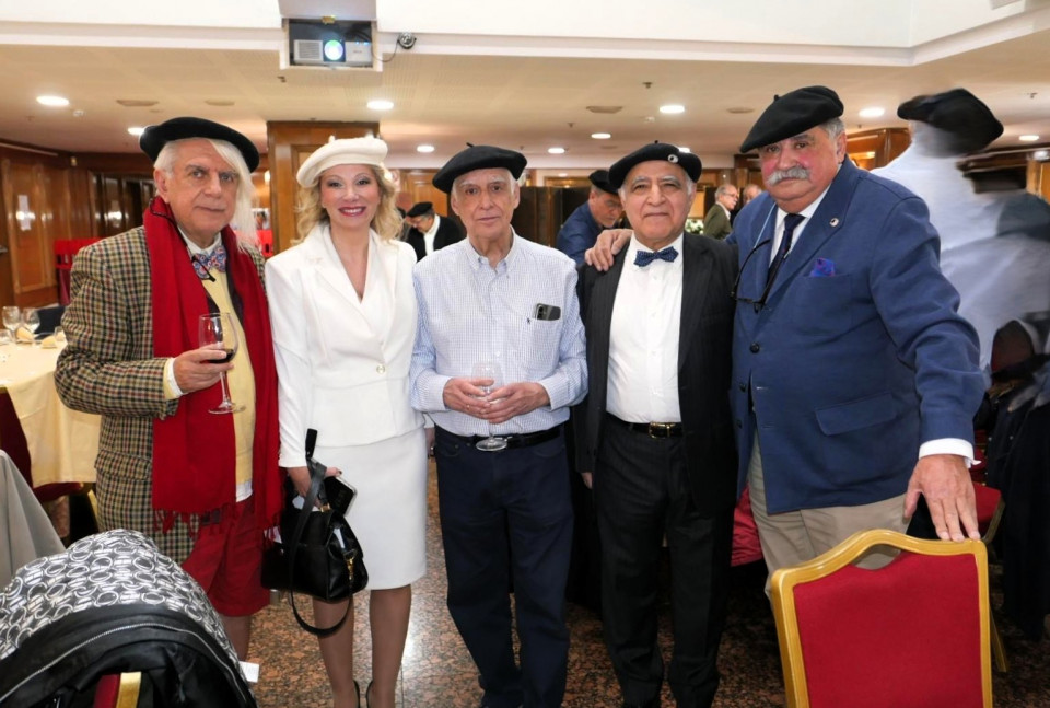 (de izq. dcha) Tonino Nieto, Silvia Catoira, Rafael Jimenez, Antón Alonso y Manolo Seixas